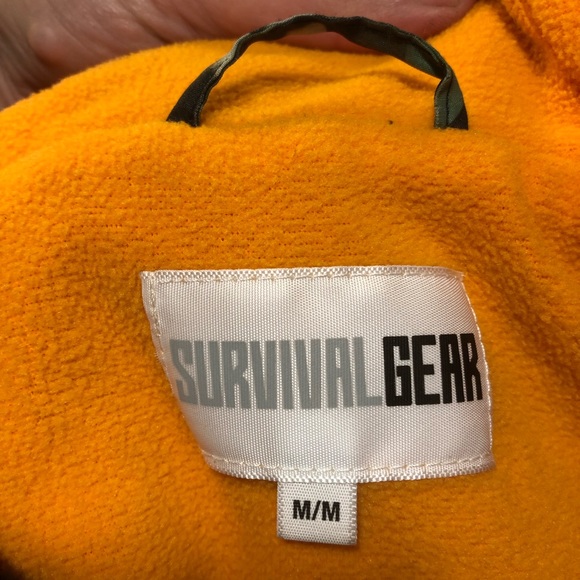 Survival Gear windbreaker coat , soft inside, M camo - Picture 3 of 10